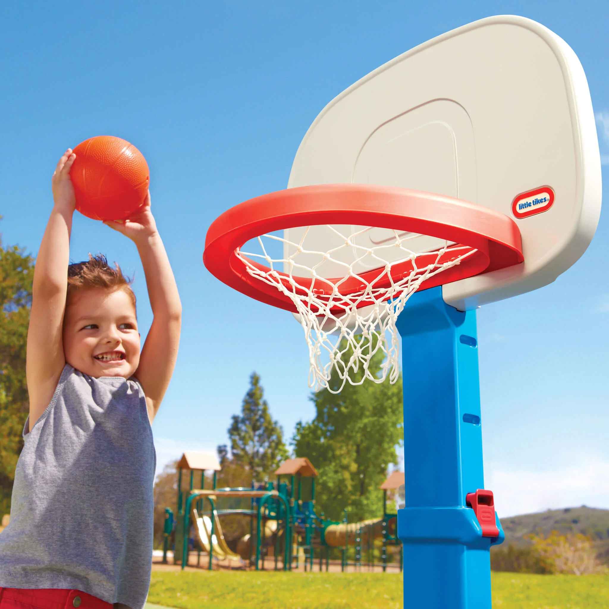 Little Tikes TotSports Easy Score Basketball Set Basket - Image 3