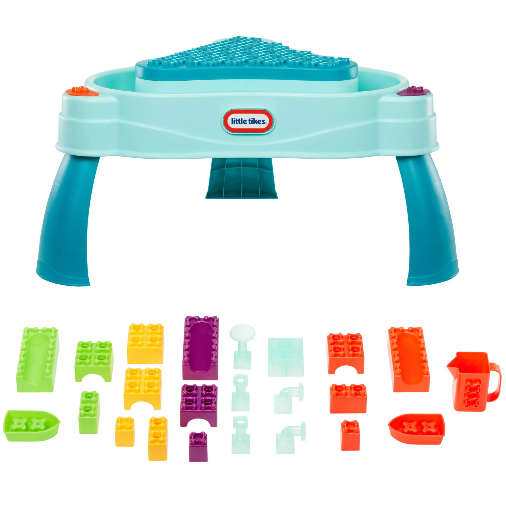 Little Tikes Build & Splash Water Table with 25+ Accessories Bag - Image 5