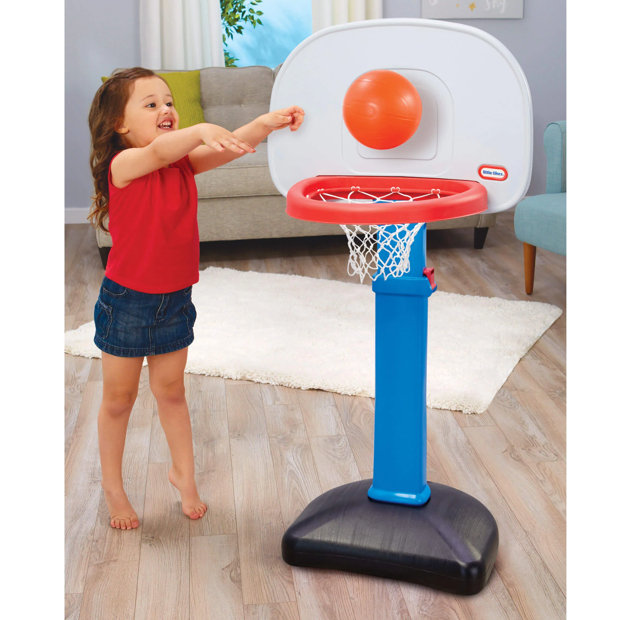 Little Tikes TotSports Easy Score Basketball Set Basket - Image 4