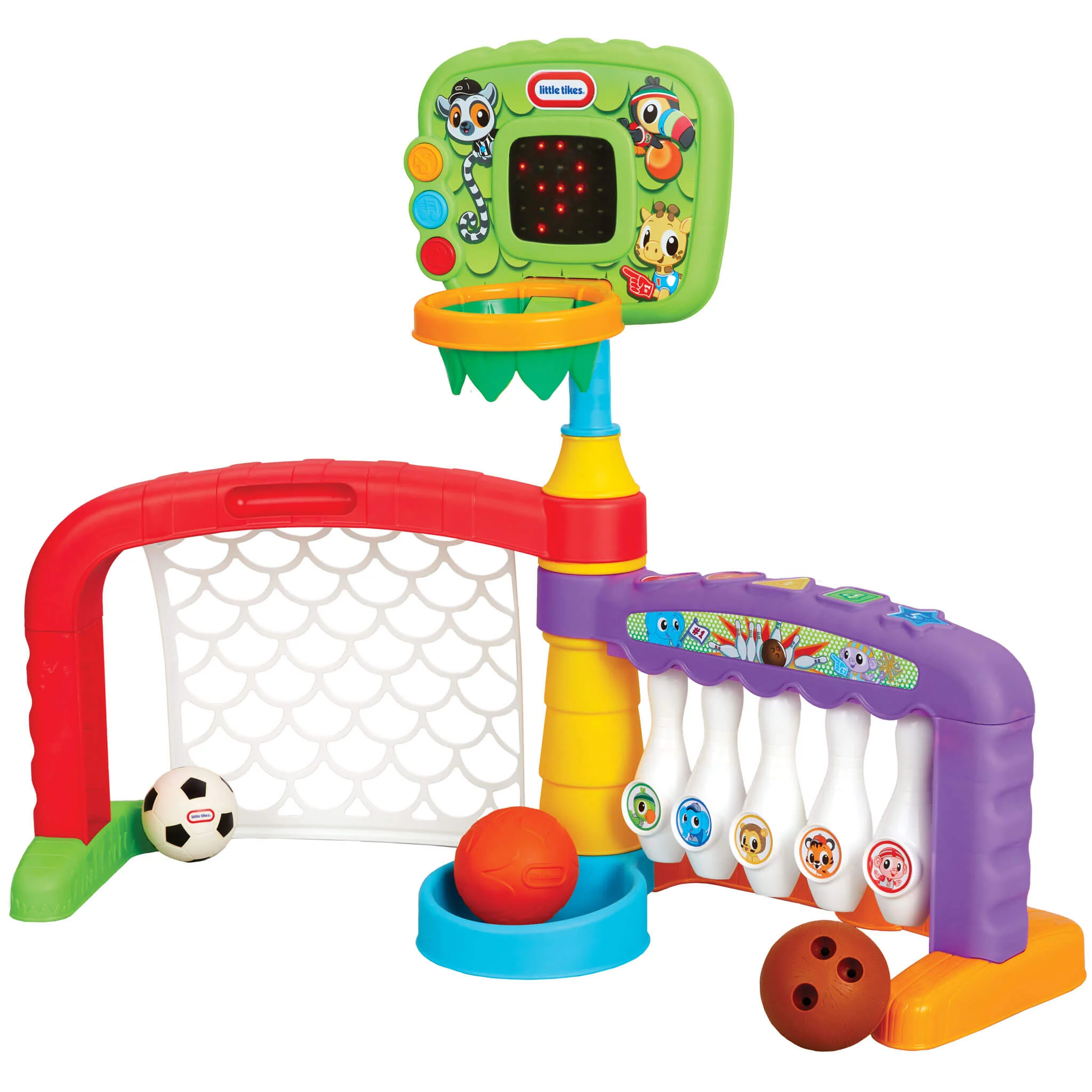 Little Tikes Learn & Play 3-in-1 Sports Zone Basket