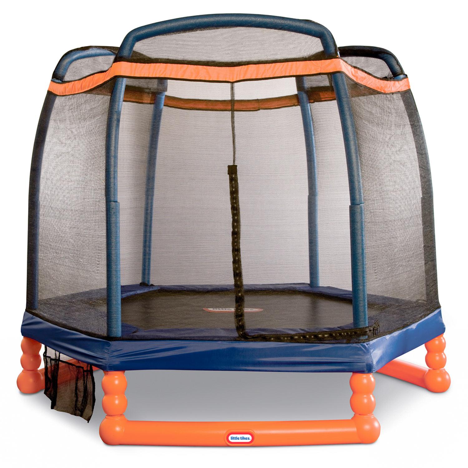 Little Tikes 7ft. Trampoline with Safety Net Enclosure Toy