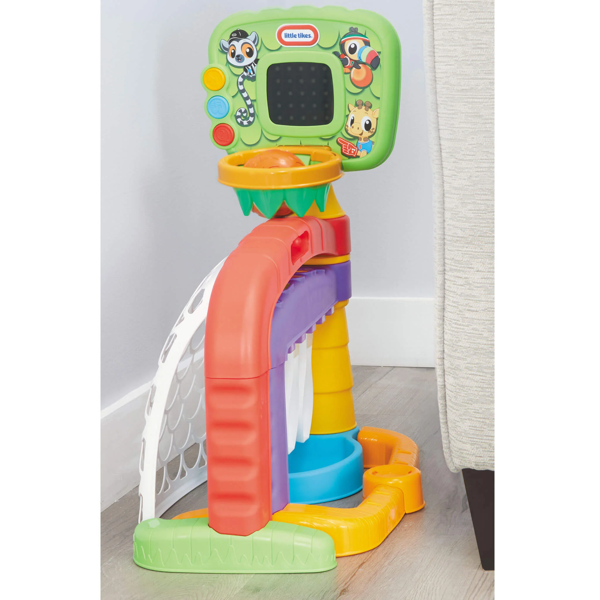 Little Tikes Learn & Play 3-in-1 Sports Zone Basket - Image 6