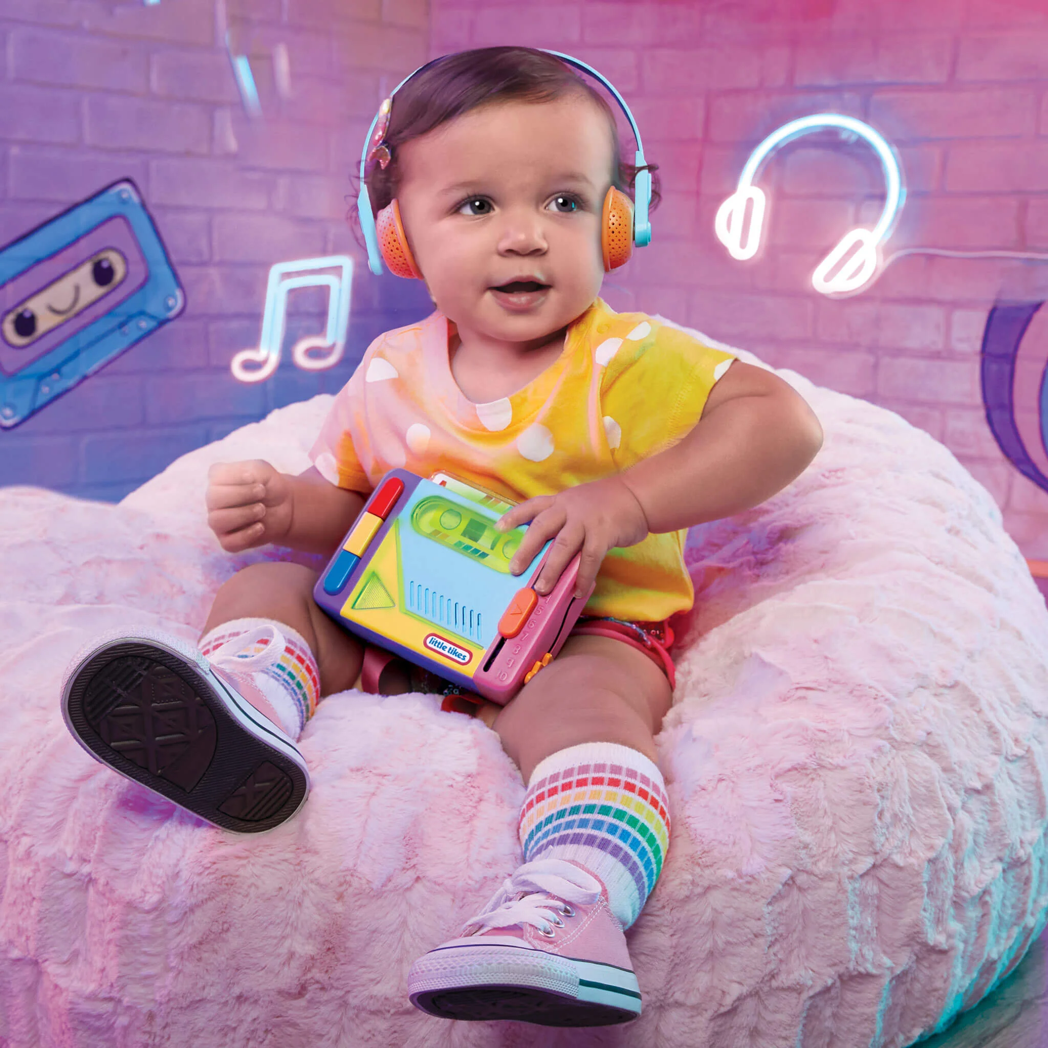 Little Tikes Old School Rainbow Remix Music Player Toy - Image 2