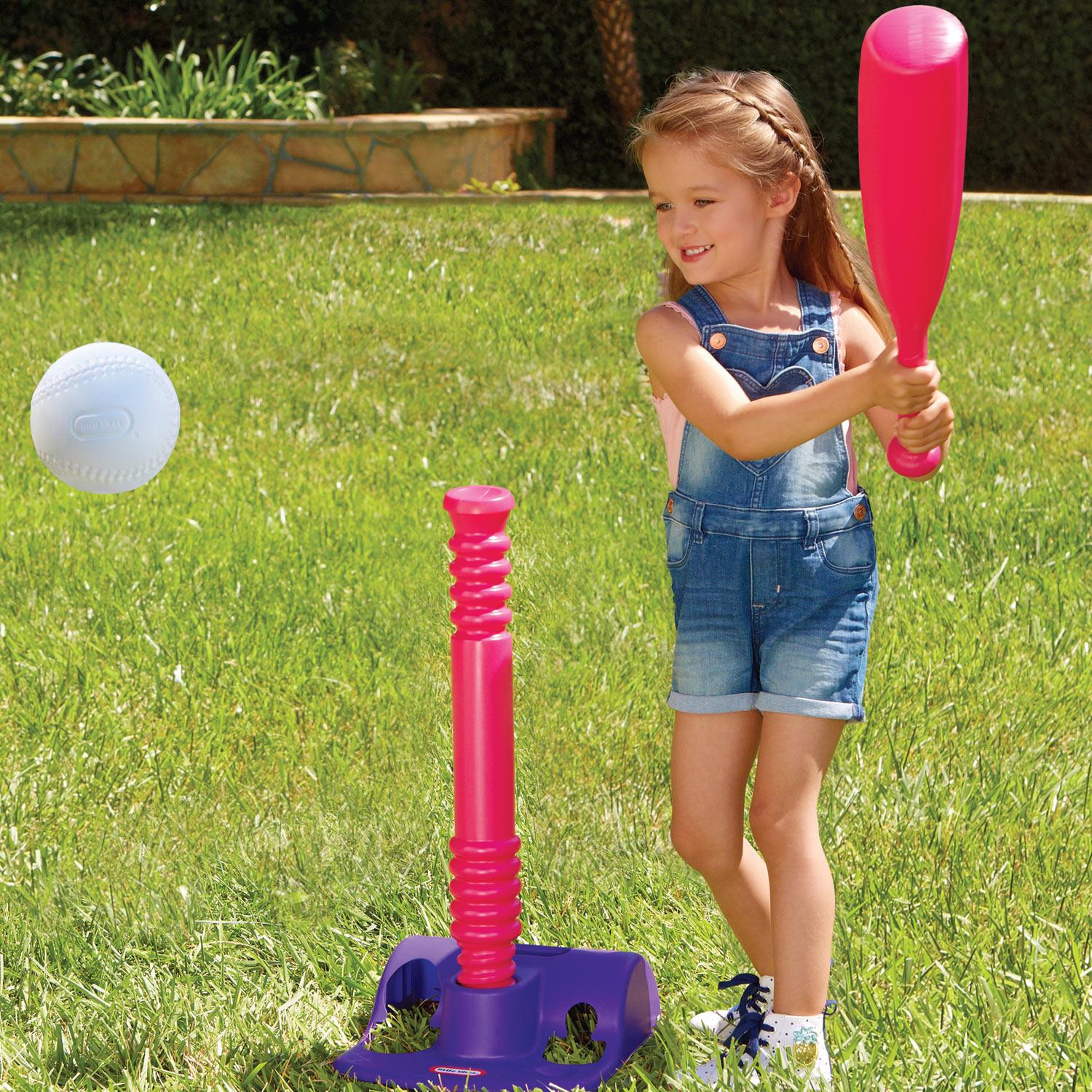Little Tikes Purple and Pink – TotSports T-Ball Set Toy - Image 3