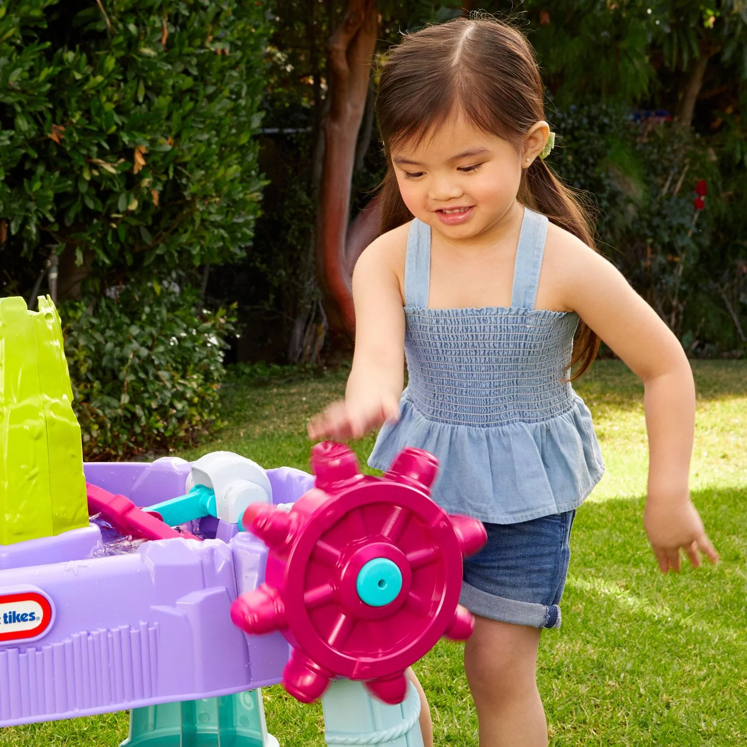 Little Tikes Mermaid Island Wavemaker Water Table Toy - Image 3