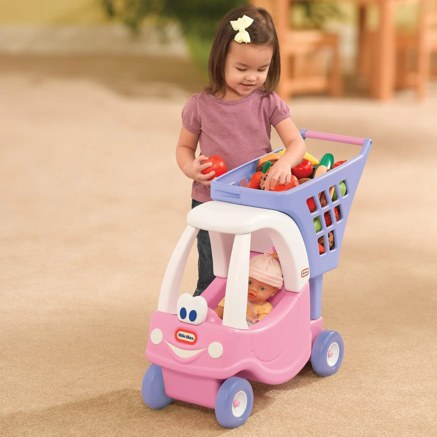 Little Tikes Princess Cozy Shopping Cart Toy - Image 2