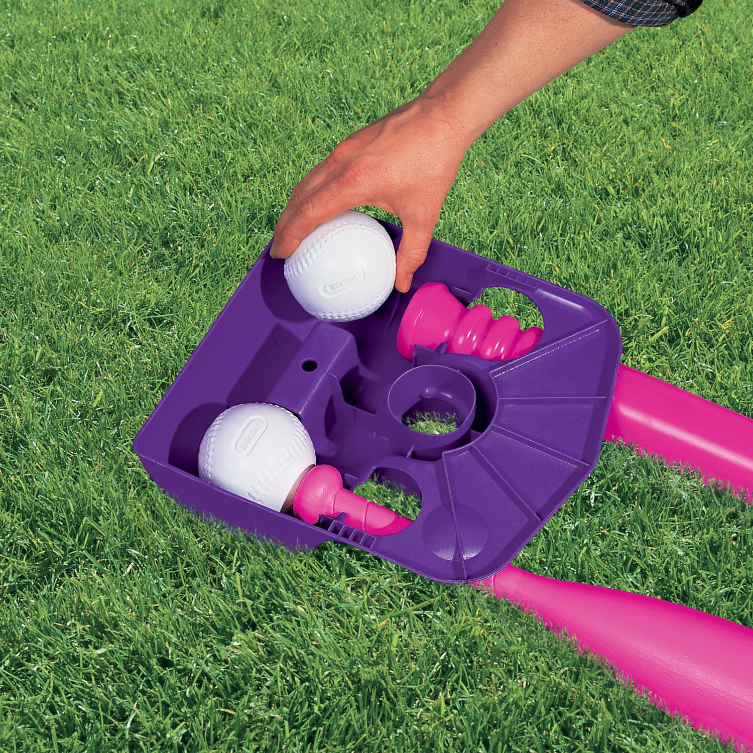 Little Tikes Purple and Pink – TotSports T-Ball Set Toy - Image 5