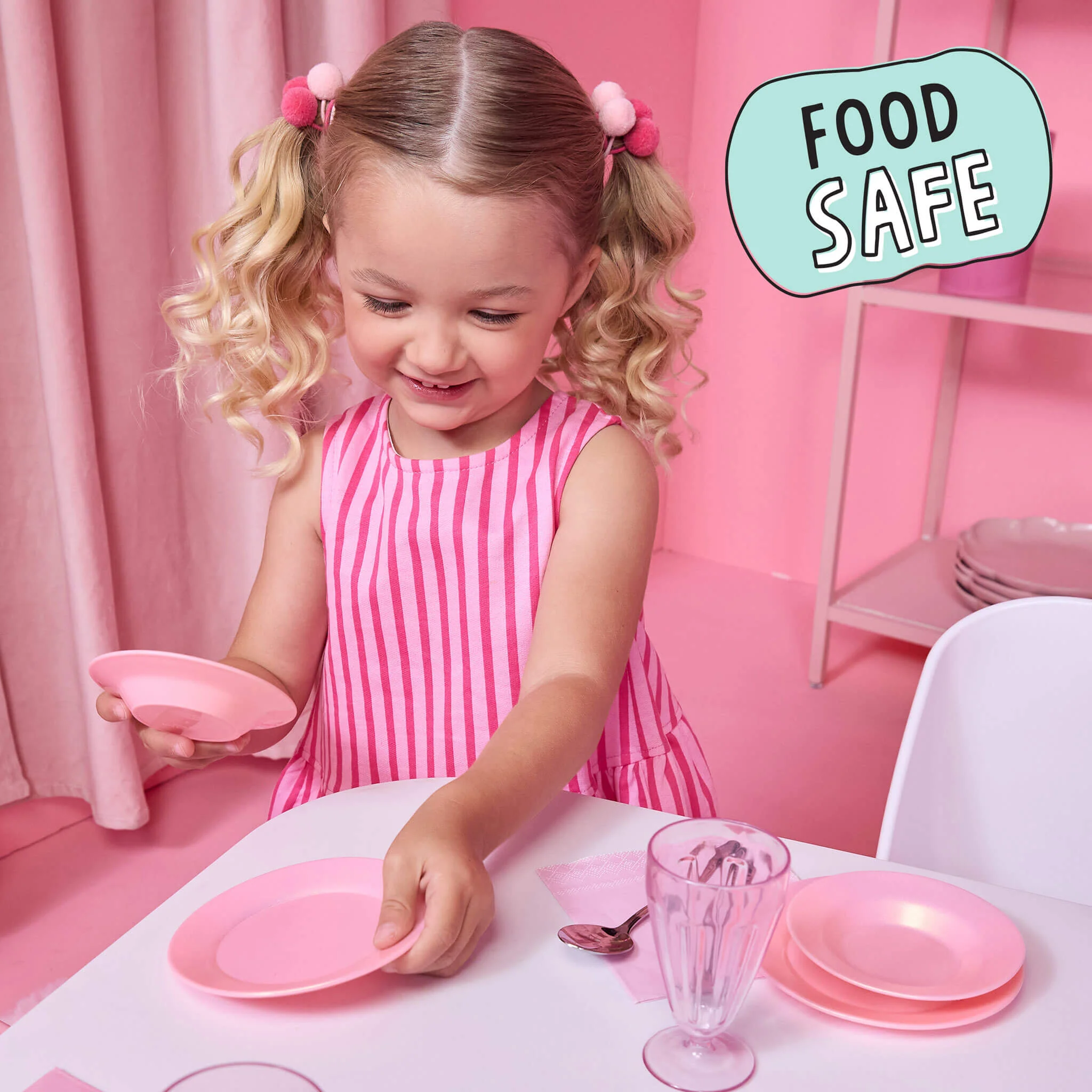 Little Tikes Pink – Sweet Spaces Dishware Set Cup - Image 2