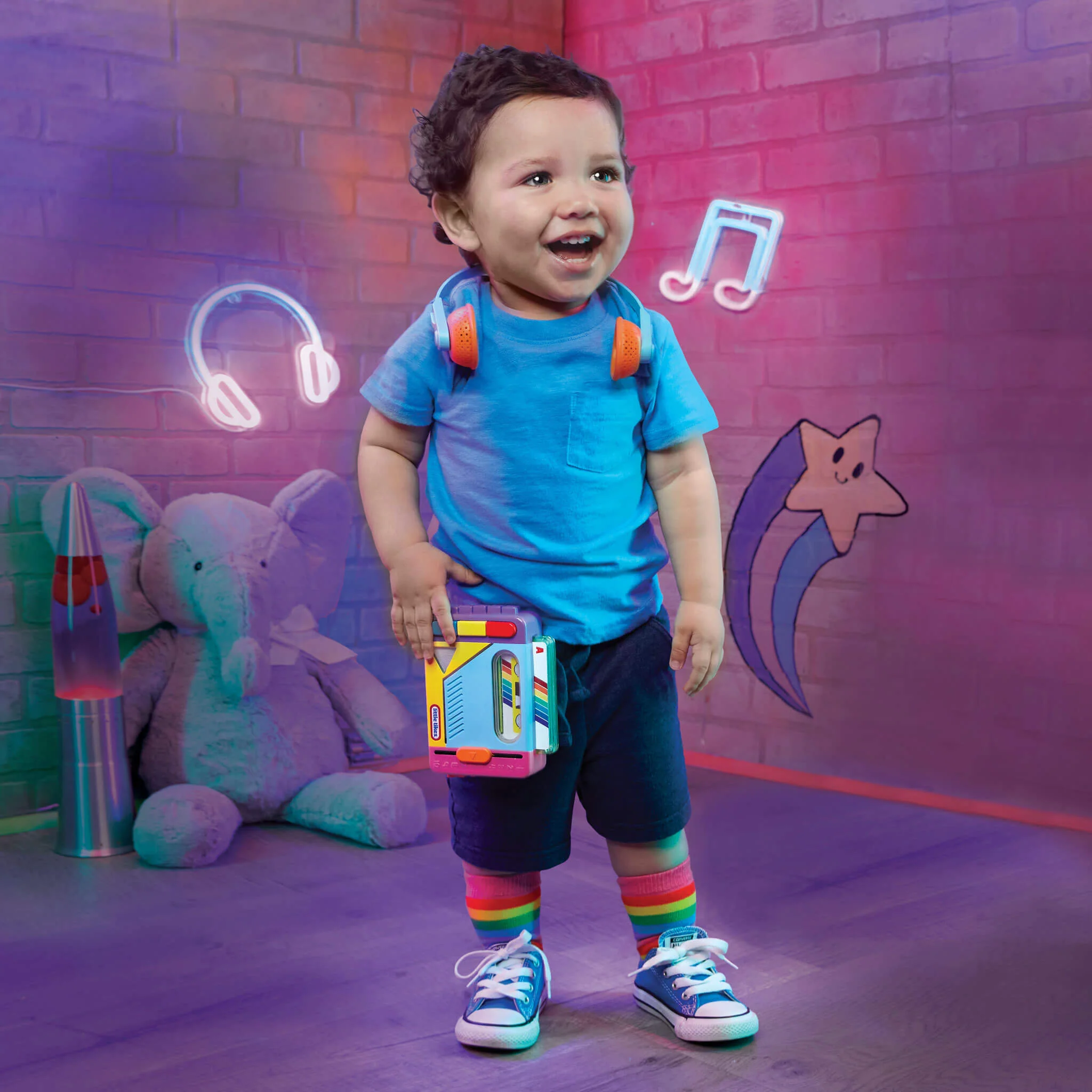 Little Tikes Old School Rainbow Remix Music Player Toy - Image 3